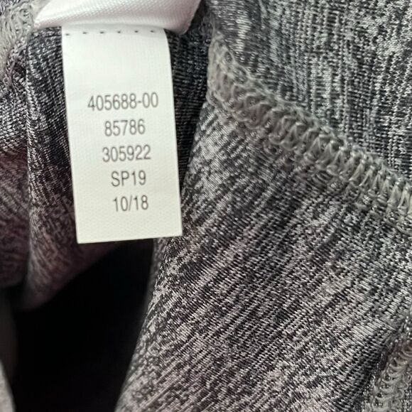 Athleta Pacifica Long Sleeve Top Gray XS Thumb Holes Ruched - Picture 11 of 14